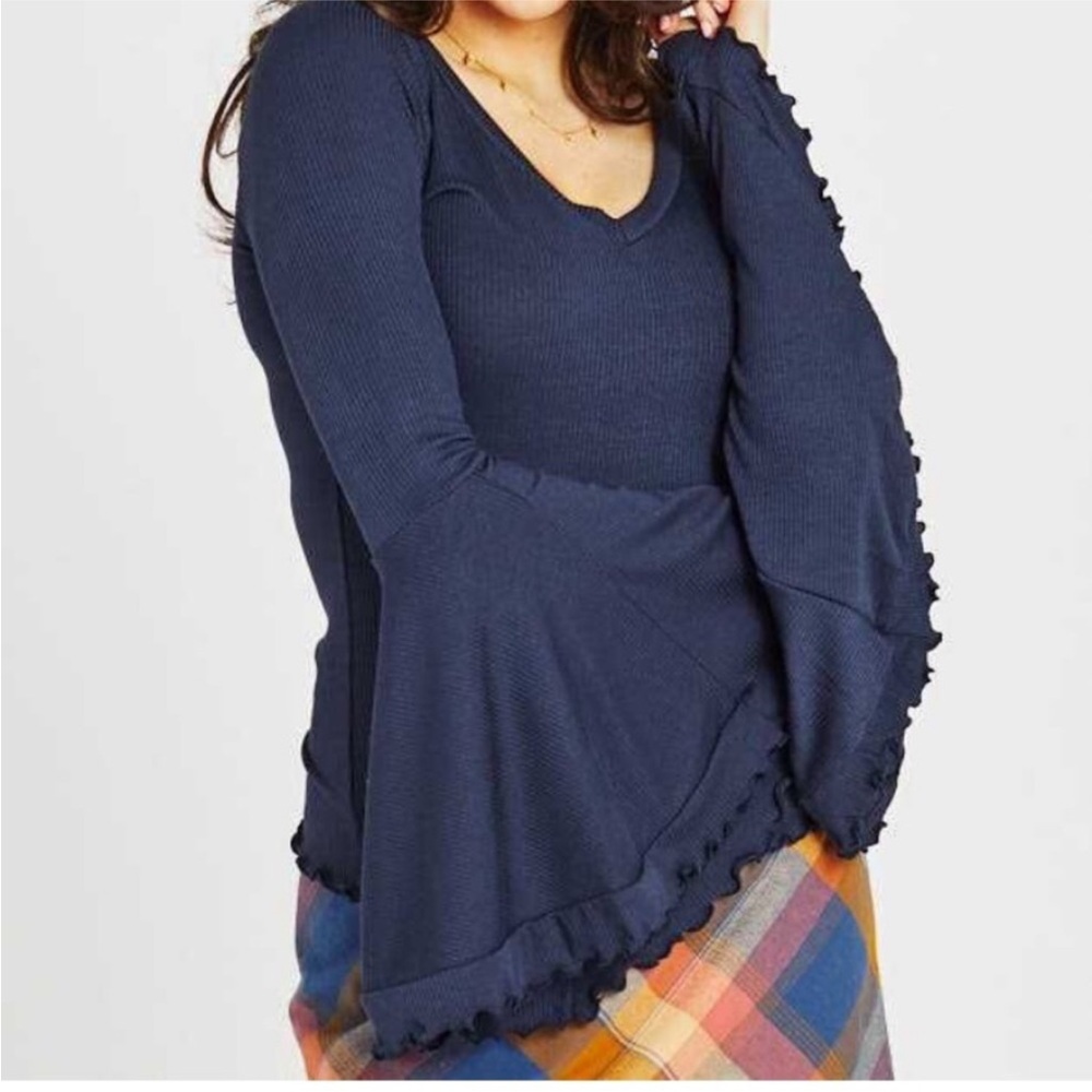 Altarโd State - Bell Sleeve Ribbed Top